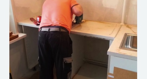 Сборка кухонного гарнитура. Замоскворечье